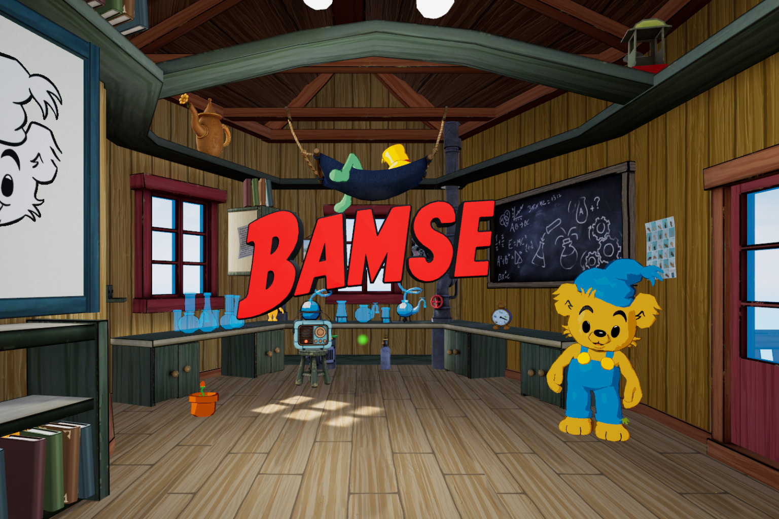In game image of the Bamse VR app