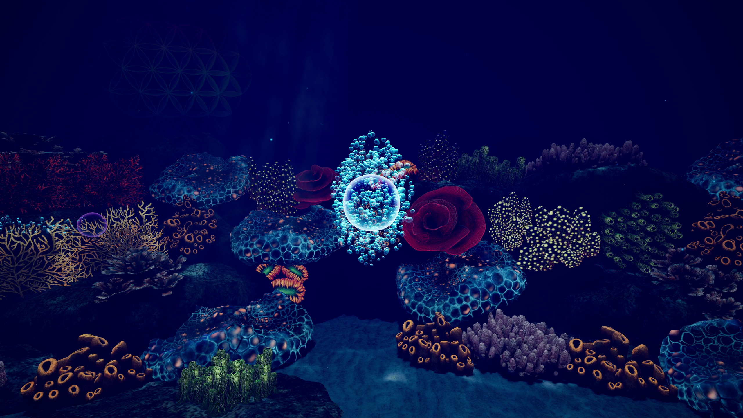 Underwater Breathing environment in Mindergy VR